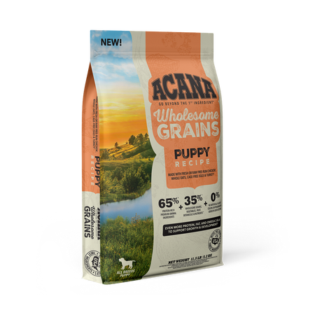 Acana Wholesome Grains, Puppy Recipe Dry Dog Food