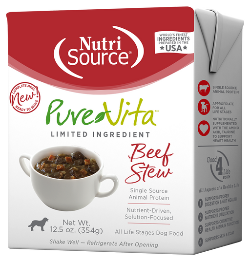 NutriSource® Beef Stew Limited Ingredient Wet Dog Food