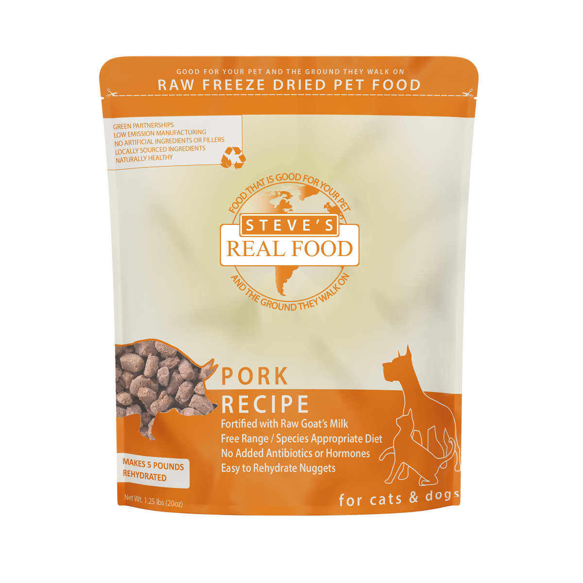 Freeze-Dried Raw Dog Food Pork Recipe 20oz Knoxville, TN