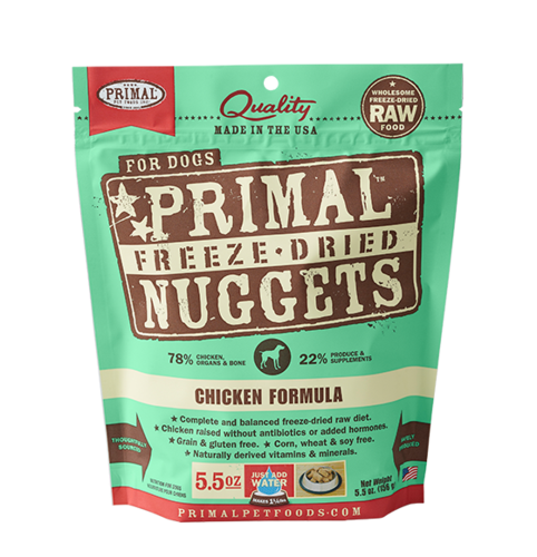 Primal Nuggets Canine Chicken Freeze-Dried Formula