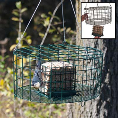 Squirrel Proof Double Suet Cage Feeder