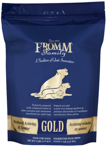 Reduced Activity & Senior Gold Dog Food - 5lb