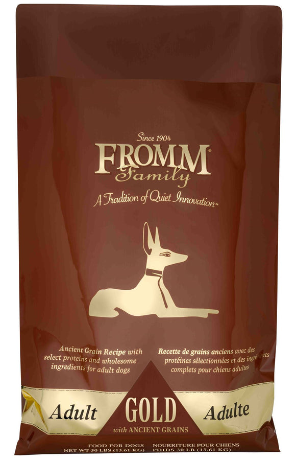 Fromm Adult Gold with Ancient Grains Dog Food - 30lb