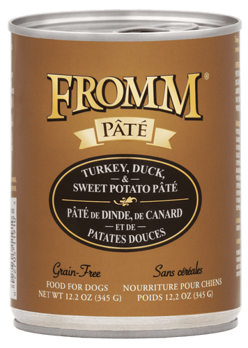 Turkey, Duck, & Sweet Potato Pâté Dog Food - 12oz