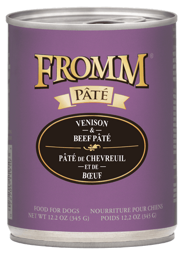 FROMM Venison & Beef Pâté Dog Food 12oz.