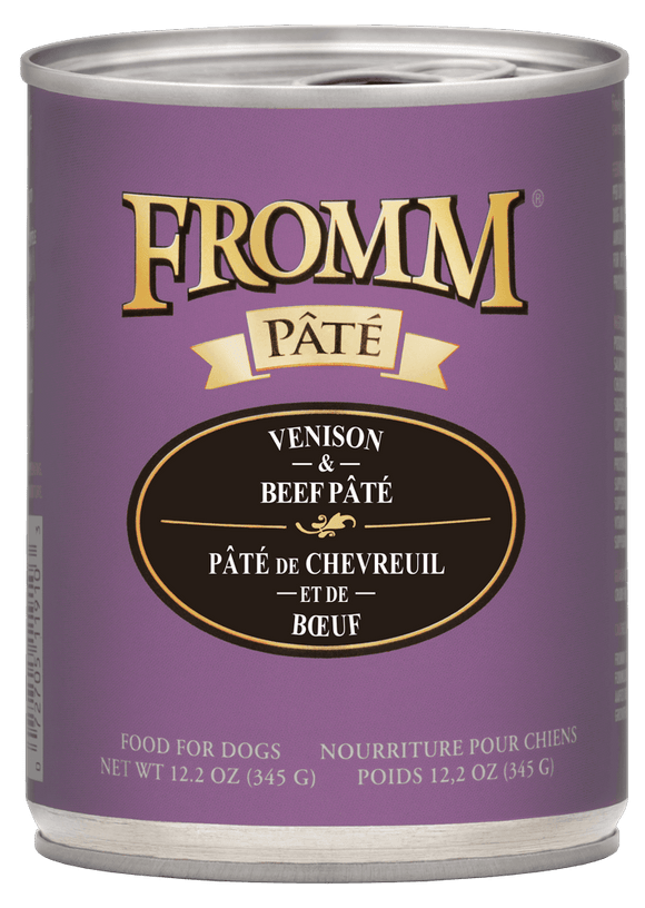 FROMM Venison & Beef Pâté Dog Food 12oz.