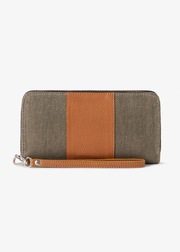 OUGHTON™ Paddock Wristlet Wallet in Vintage Canvas