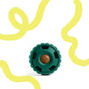 Woof Pupsicle treat-dispensing dog toy in Forest Green, Large