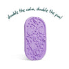 Woof FlipMat Mini Lick Mat & Slow Feeder - Lavender
