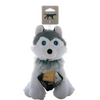 Tall Tails Holiday Dog Toy Husky Plush