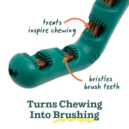 Woof Bite n' Brush Dental Dog Toy - manufacturer gallery image 2