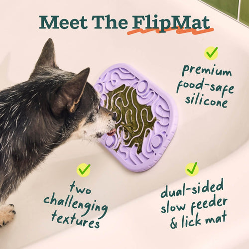 Woof FlipMat Mini Lick Mat & Slow Feeder - manufacturer gallery image 2