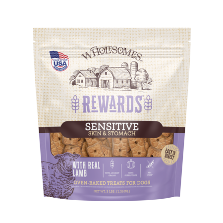 Wholesomes Dog Treat Rewards Sensitive Lamb - 3lb