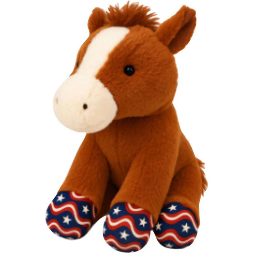 MULTIPET JUMBO AMERICANA SITTING HORSE DOG TOY