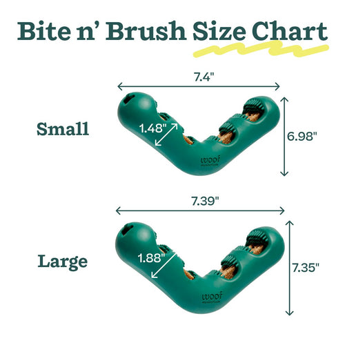 Woof Bite n' Brush Dental Dog Toy - manufacturer gallery image 5