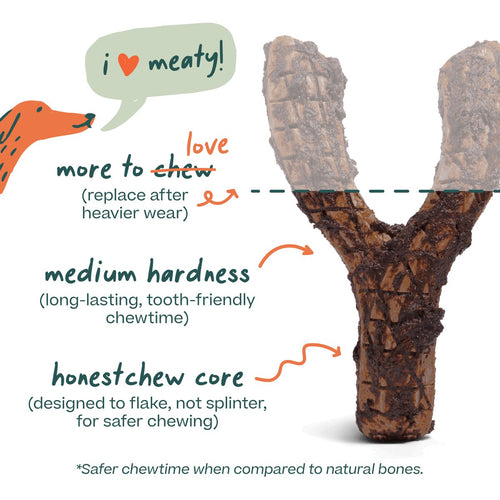 Woof HonestChew Meaty Dog Chew - manufacturer gallery image 5