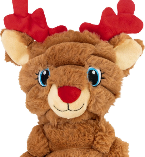 KONG Holiday Shakers Crumbles Reindeer - XL Dog Toys