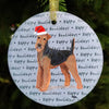 Airedale Terrier Christmas Ornament