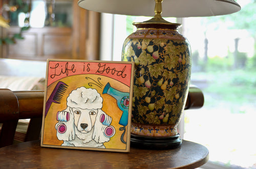 Poodle Wall Plaque | Fifi