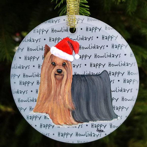Yorkshire Terrier Christmas Ornament: Yorkshire Terrier