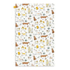 Dog Breeds Cotton Twill Kitchen Towel - 17x28in