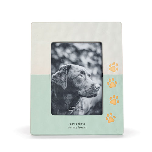 Inspired Paw Prints Ceramic Frame - 5x7in