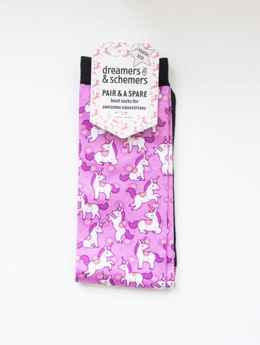 Sunshine and Unicorns Youth Pair & a Spare Socks