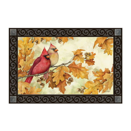 MATMATE CARDINALS IN FALL OAK