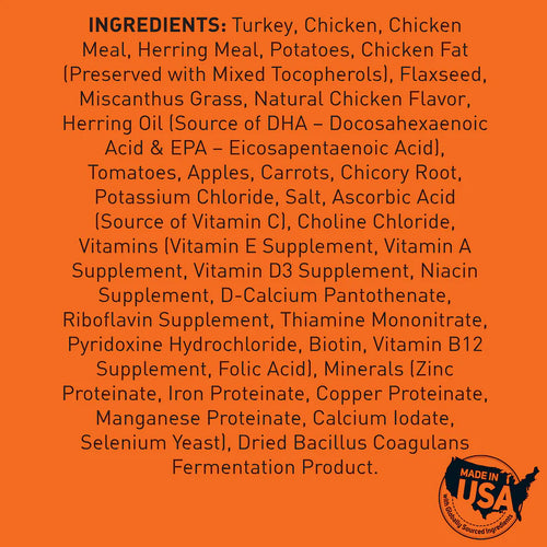 SQUARE PET VFS® POWERHOUND™ Turkey & Chicken for Dogs - 22lb