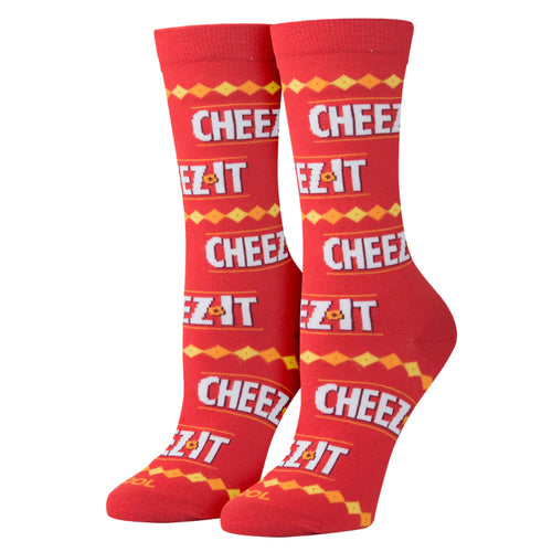 CHEEZ IT STRIPES WOMEN'S SOCKS