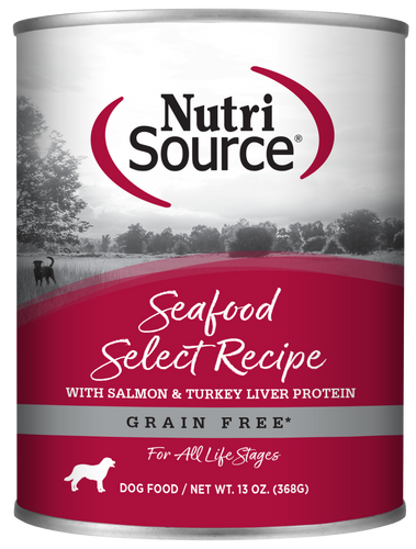 Nutrisource Grain Free Seafood Select Recipe 13oz Wet Dog Food