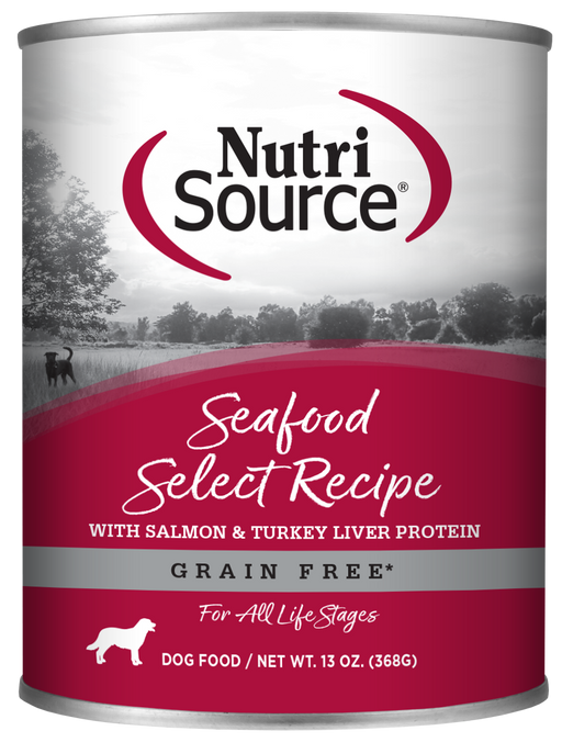 Nutrisource Grain Free Seafood Select Recipe 13oz Wet Dog Food