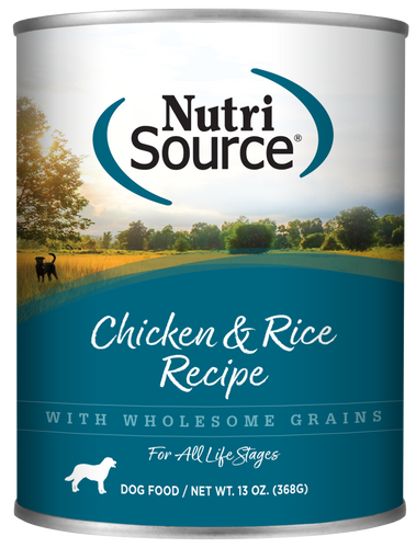 NutriSource® Chicken & Rice Recipe Wet Dog Food