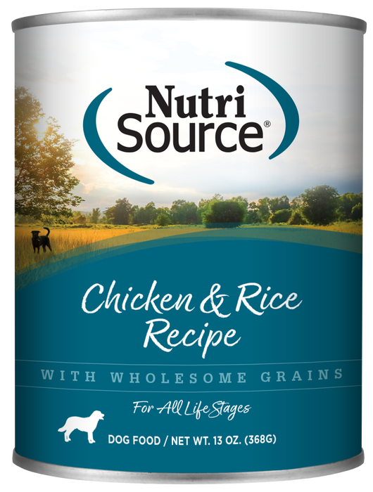 NutriSource® Chicken & Rice Recipe Wet Dog Food
