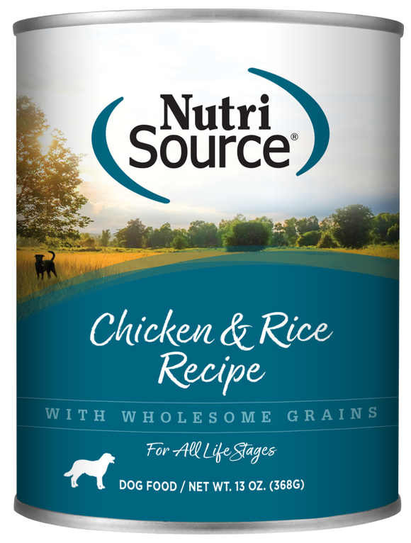 NutriSource® Chicken & Rice Recipe Wet Dog Food