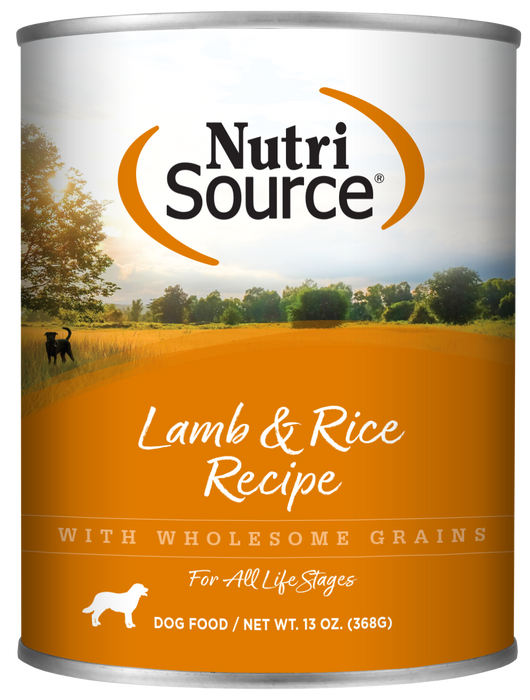 Nutrisource Lamb & Rice 13oz Wet Dog Food