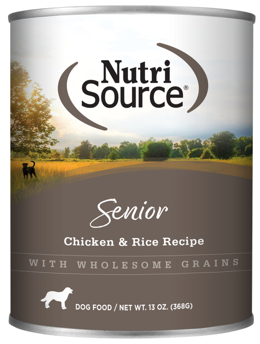 Nutriosurce Senior Chicken & Rice Wet Dog Food 13oz