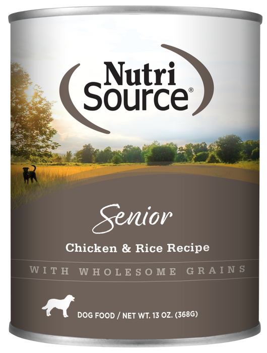 Nutriosurce Senior Chicken & Rice Wet Dog Food 13oz