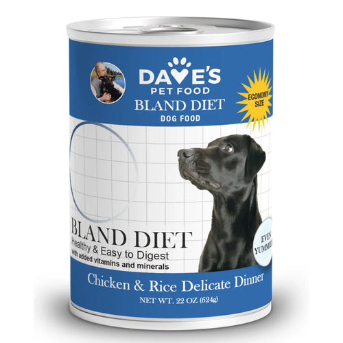 Dave's Pet Food Chicken and Rice Restricted Diet Bland for Dogs - 22oz
