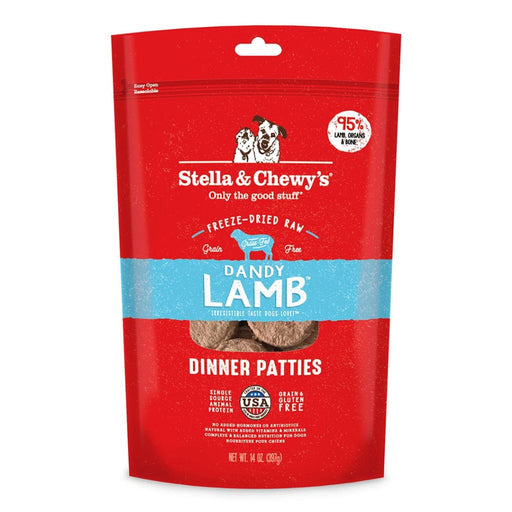 Stella & Chewy's Dandy Lamb Freeze-Dried Raw Dinner Patties 25oz