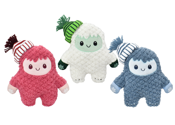 Winter Fleece Yetis Dog Toy