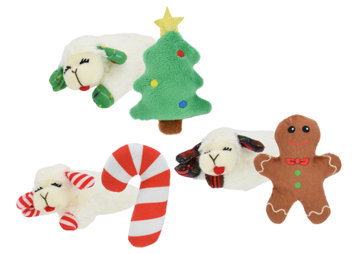 Lamb Chop® Holiday 2 Pack Cat Toy - Assorted Styles