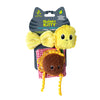 Quirky Kitty Pasta Pals Cat Toy Set with Catnip - 3-Pack