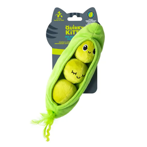 Quirky Kitty Pea Pawd Kicker Cat Toy