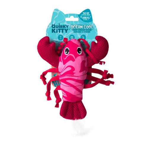 Quirky Kitty Lobster Kicker Cat Toy