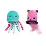 Quirky Kitty Jellyfish & Chill Cat Toy - 2 Pack