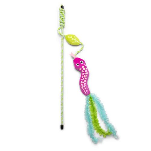 Quirky Kitty Glow Snake Wand Cat Toy