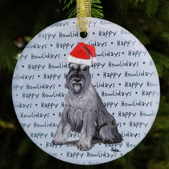 Schnauzer Christmas Ornament