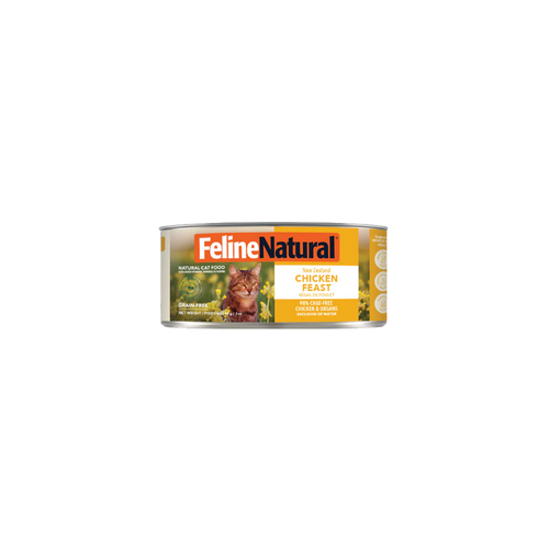 FELINE NATURAL Chicken Feast Canned Cat Food - 3oz