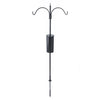 Erva 2 Arm Complete Bird Feeder Pole Set with Squirrel Baffle